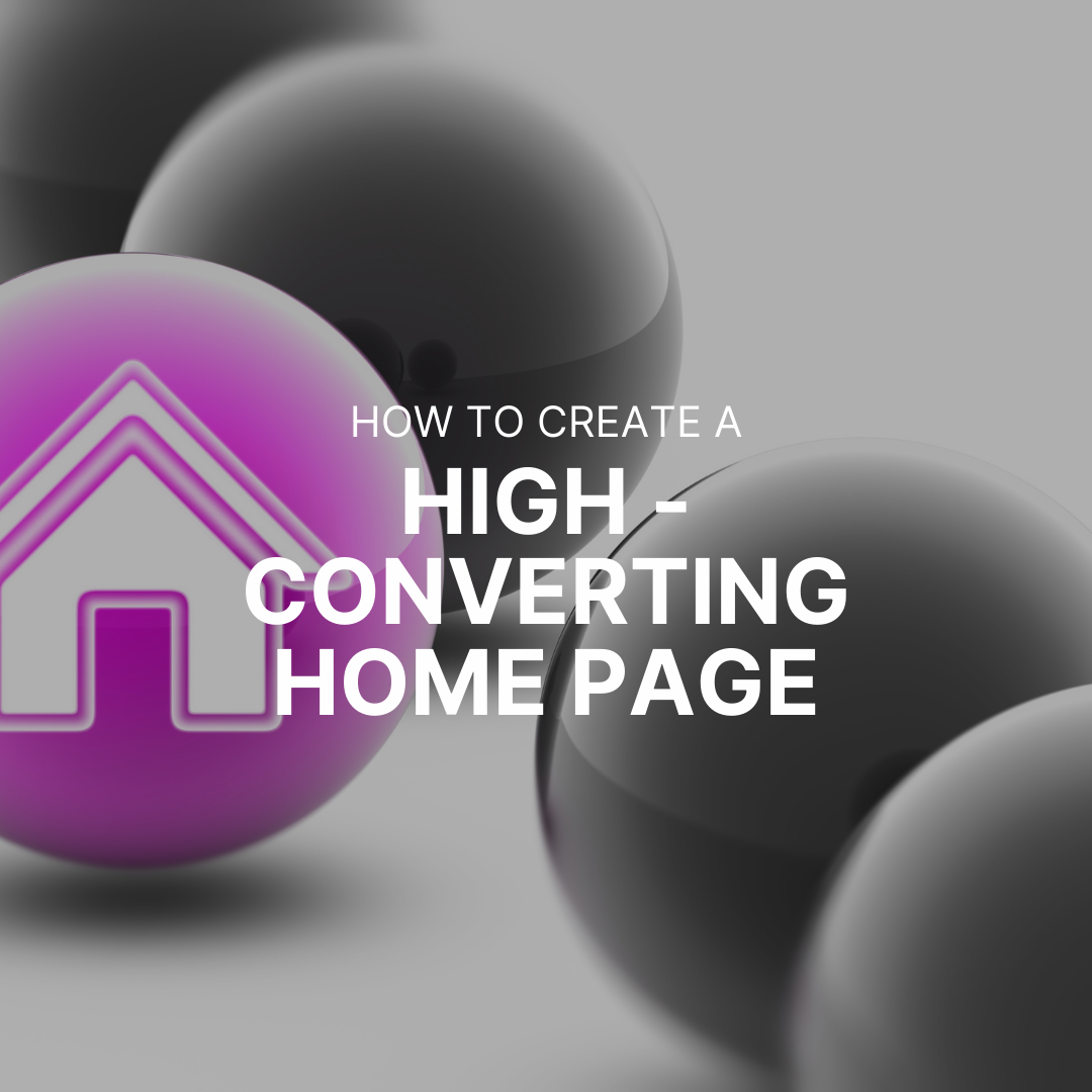How to Create a High Converting Home Page - Caroline Sumners