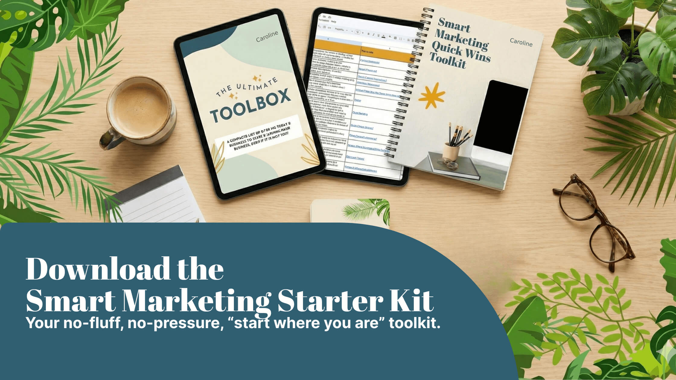 Banner for 'Download the Smart Marketing Starter Kit'